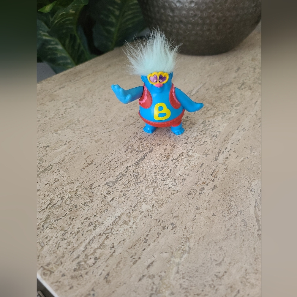 Vintage Burger King Kids Club “Boomer” Troll Figure — 1990s Glow-in-the-Dark BK
